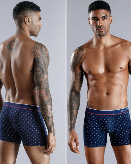 Men's Cotton Boxer Shorts - 5-Pack Comfortable Underwear for All-Day Wear