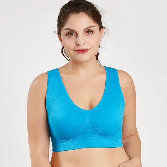 Seamless Women's Push-Up Wireless Bra with Removable Padding