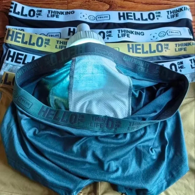 6-Piece Men's Cotton Underwear Set - Breathable Boxer Shorts - Various Colors