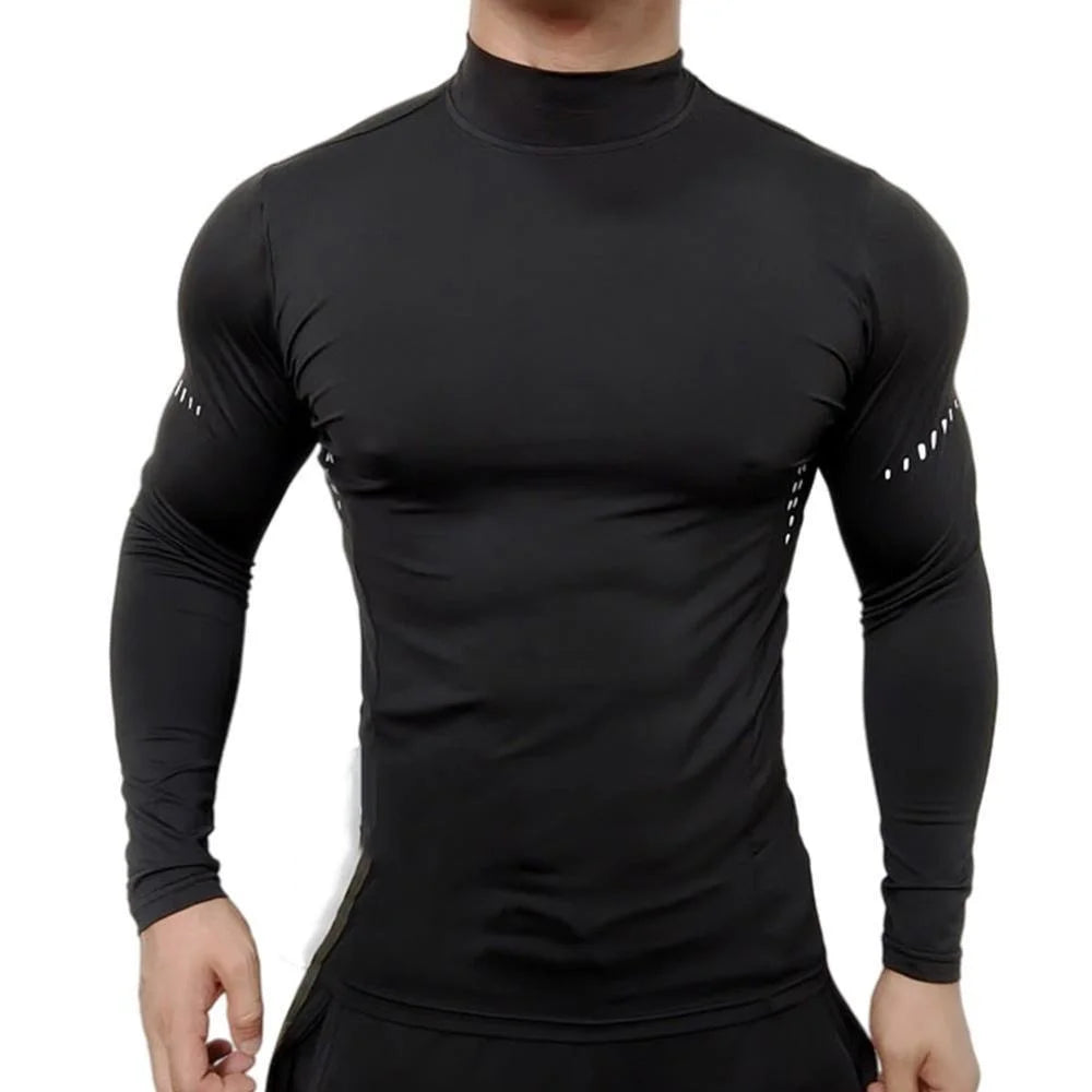 Men's Athletic Long Sleeve Compression Sweater