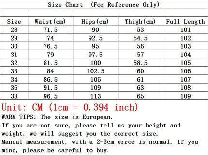 Men's Slim Fit  Jeans -  Casual Skinny Pants - Various Colors