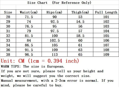 Men's Slim Fit  Jeans -  Casual Skinny Pants - Various Colors