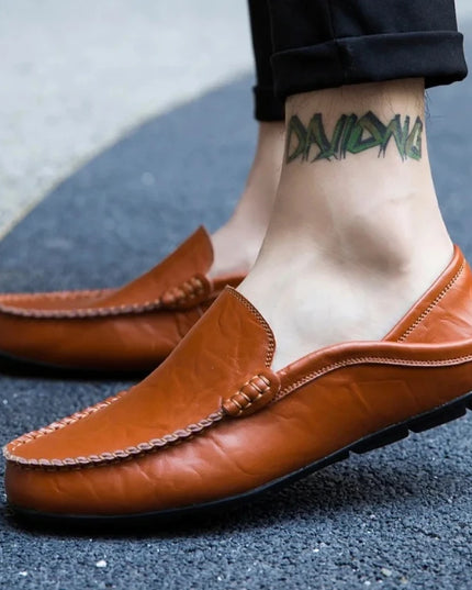 Men's Faux Leather Loafer
