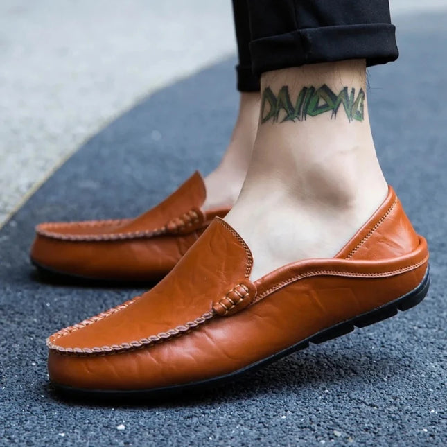 Men's Faux Leather Loafer
