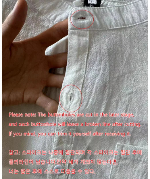 Men's Short-Sleeve Shirt with Stand Collar