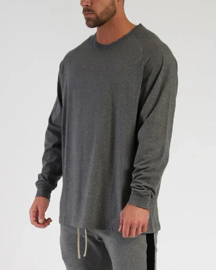 Oversized Men's Loose Fit Long Sleeve Breathable Sweater