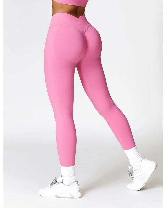 High-Waist Seamless Leggings for Women with Hip-Lifting Design