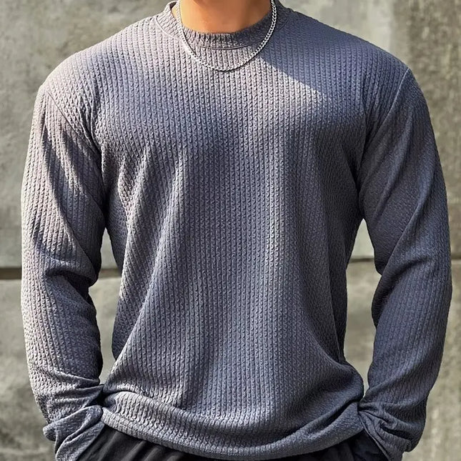Men's Casual Oversized Long Sleeve Sweater