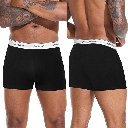 5-Pack Men’s Cotton Boxer Briefs – Comfortable, Breathable Men's Underwear Set
