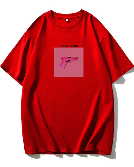 Women's Cotton Casual Loose Fit O-Neck T-Shirt