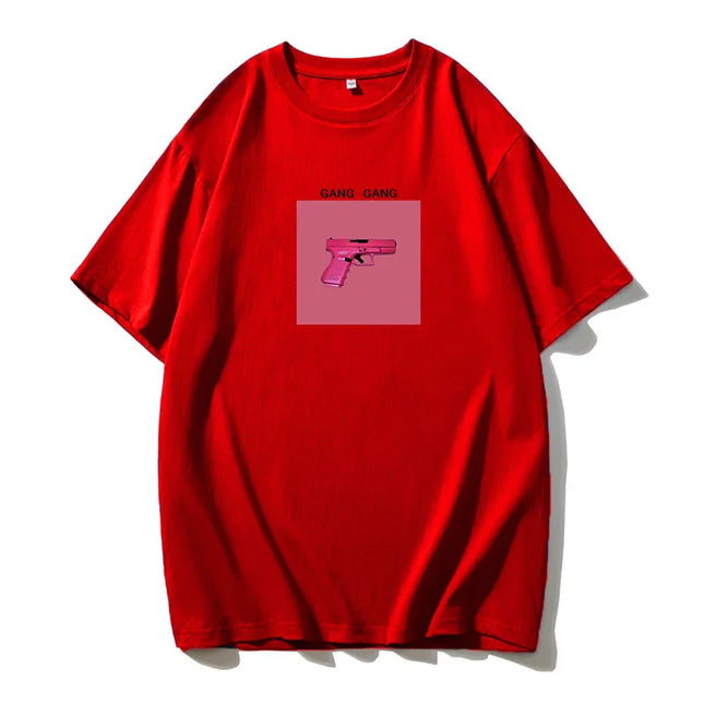 Women's Cotton Casual Loose Fit O-Neck T-Shirt