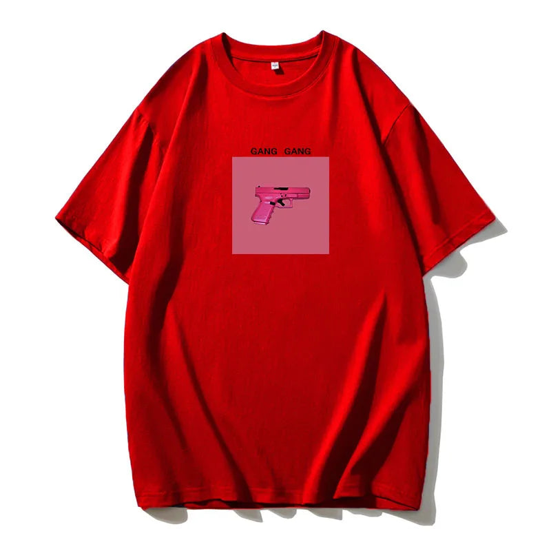 Women's Cotton Casual Loose Fit O-Neck T-Shirt