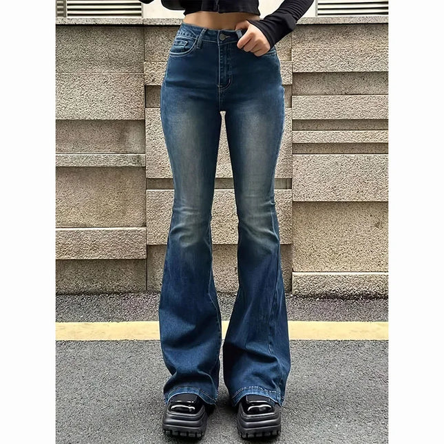Women's High Waist Flared Jeans