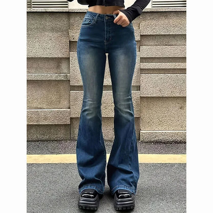 Women's High Waist Flared Jeans