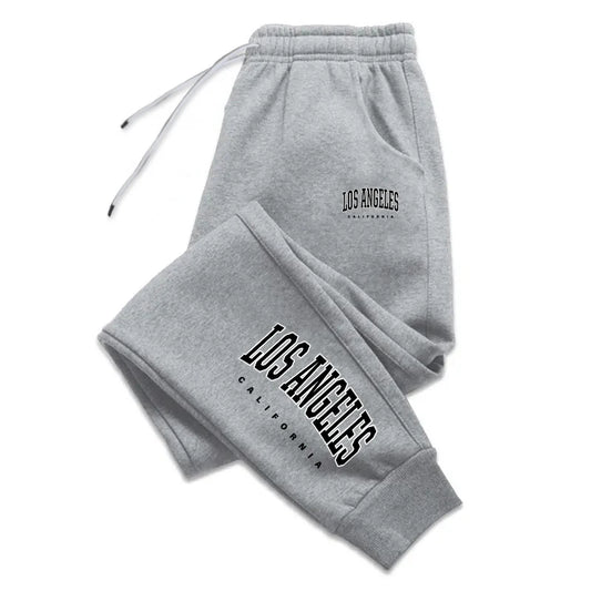 Los Angeles Unisex Casual Joggers - Elastic Waist - Various Colors