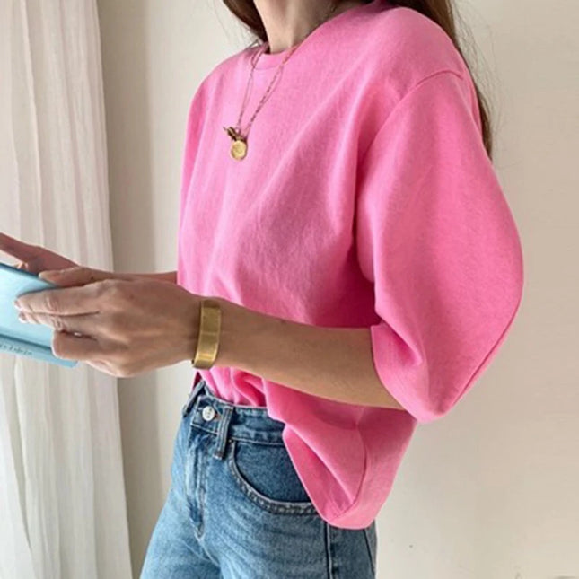 Women's Oversize T-Shirt - Breathable, Comfy Casual Wear