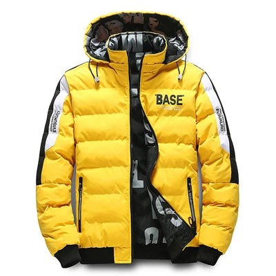 Men's Insulated Parka: Thick Down Filled Winter Jacket