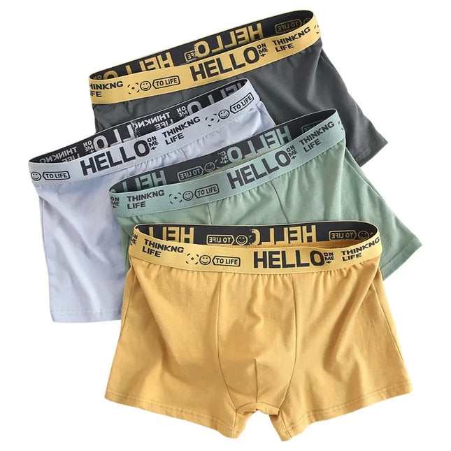 10-Pack Men's High Stretch Boxer Shorts - Breathable and Soft Underwear