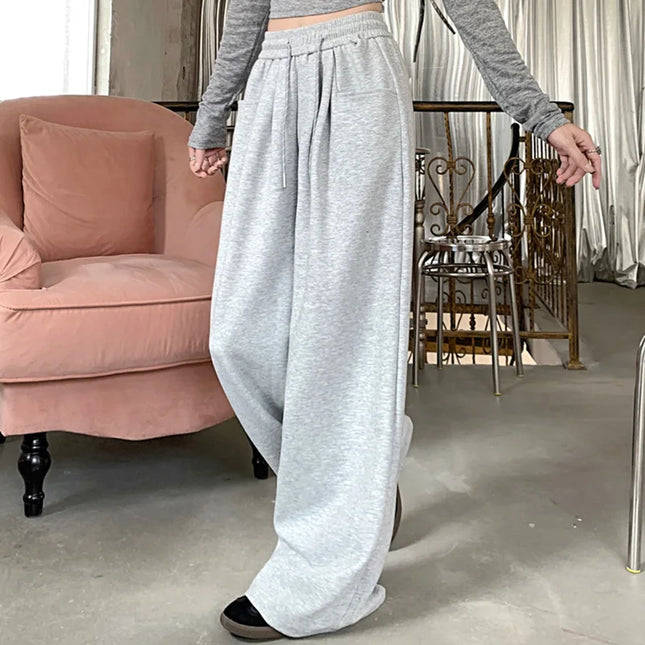 Women's Wide Leg Elastic Waist Sweatpants