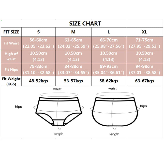 5-Piece Women's High Waist Seamless Body Shaper Panties