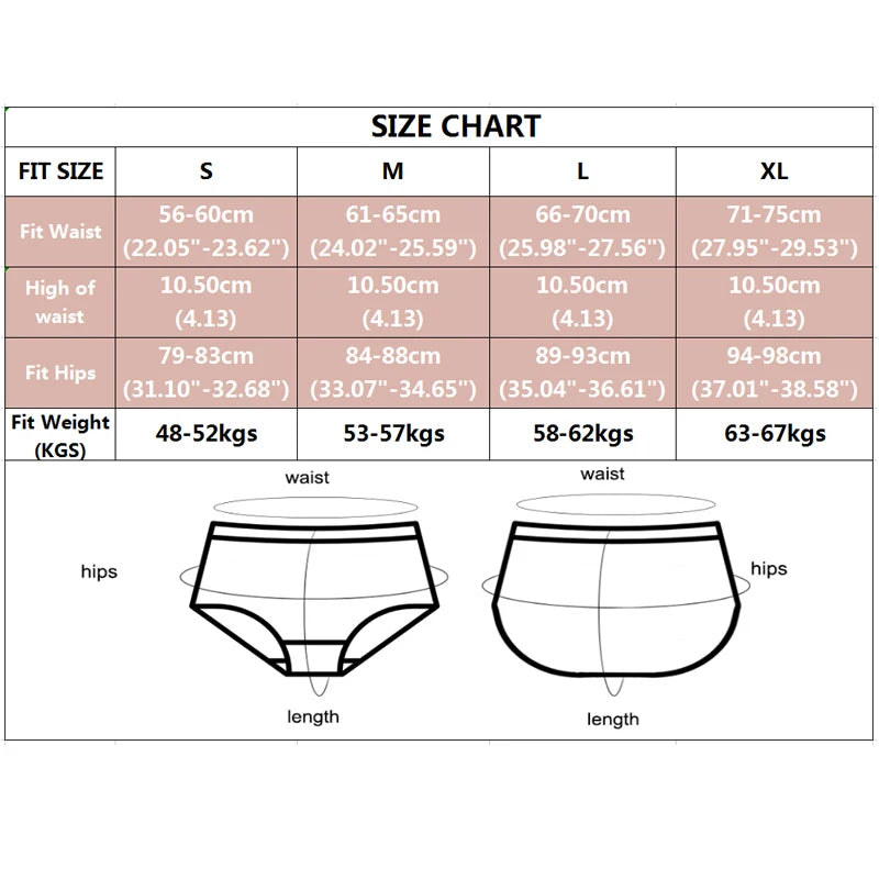 5-Piece Women's High Waist Seamless Body Shaper Panties