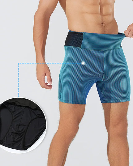 Men And Women's Quick-Dry Compression Running Shorts with Inner Liner and Mesh Waist Pocket