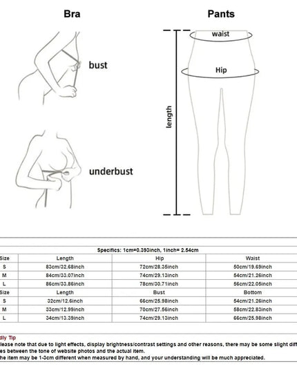 Two-Piece Women's Yoga Set: Leggings with Sports Bra