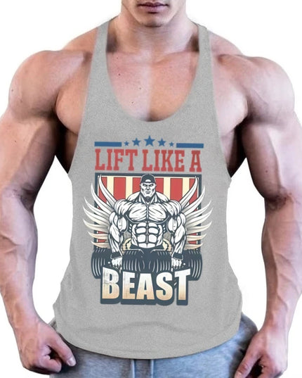 Men's Casual Fit Stringer Tank Top - Various Colors