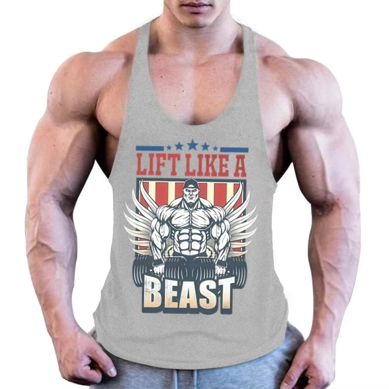 Men's Casual Fit Stringer Tank Top - Various Colors