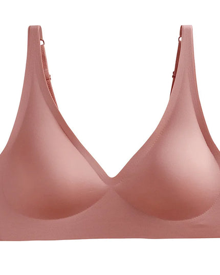 Women's Seamless Wireless Push-Up Bra with Padded Support