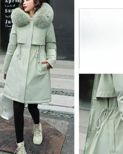 Women's Hooded Fleece Padded Jacket - Various Colors