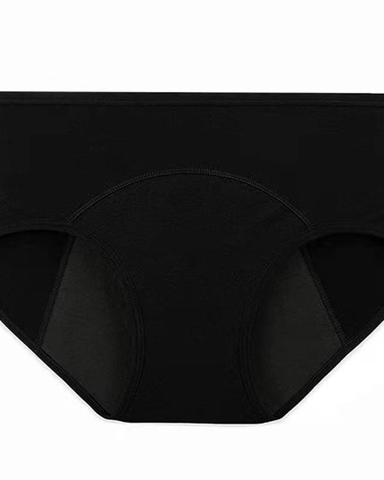 Breathable Cotton Menstrual Panties for Women - Low Waist Period Underwear