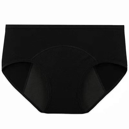 Breathable Cotton Menstrual Panties for Women - Low Waist Period Underwear