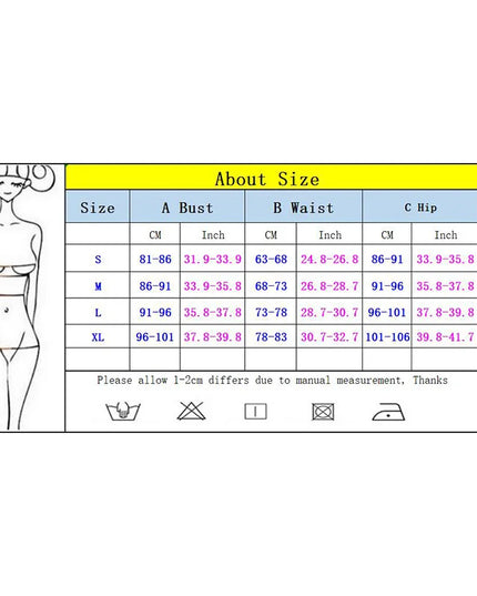 Women's One Shoulder High-Waist One-Piece Swimsuit