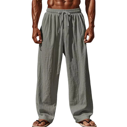 Men's Breathable Loose Fit Drawstring Casual Pants