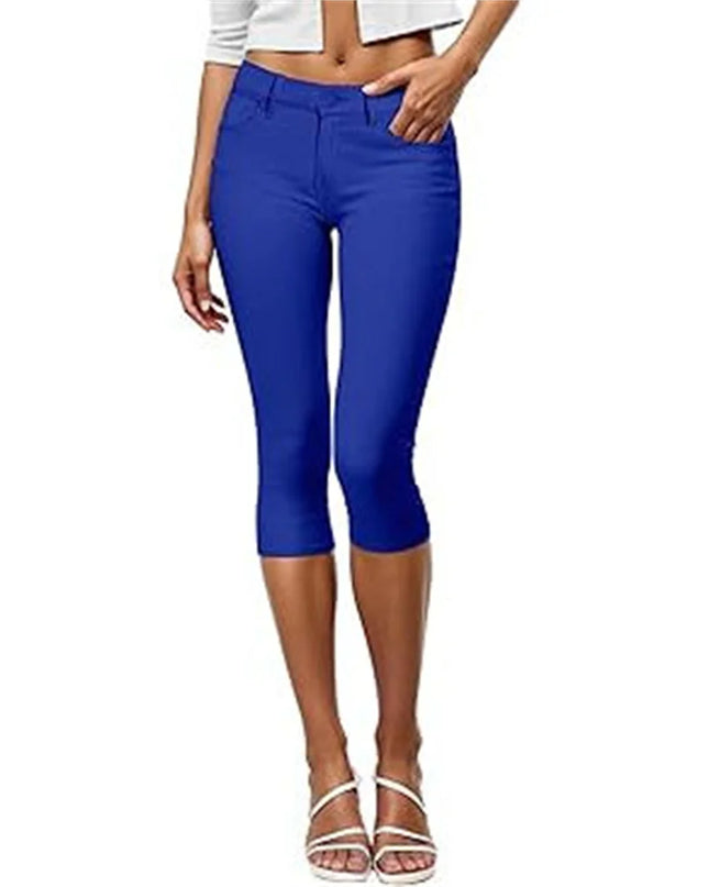 Women's Calf-Length Slim Fit Pants – Elegant & Comfortable Women's Trousers