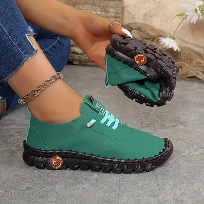 Women's Lightweight Sneakers with Thick Bottom Sole