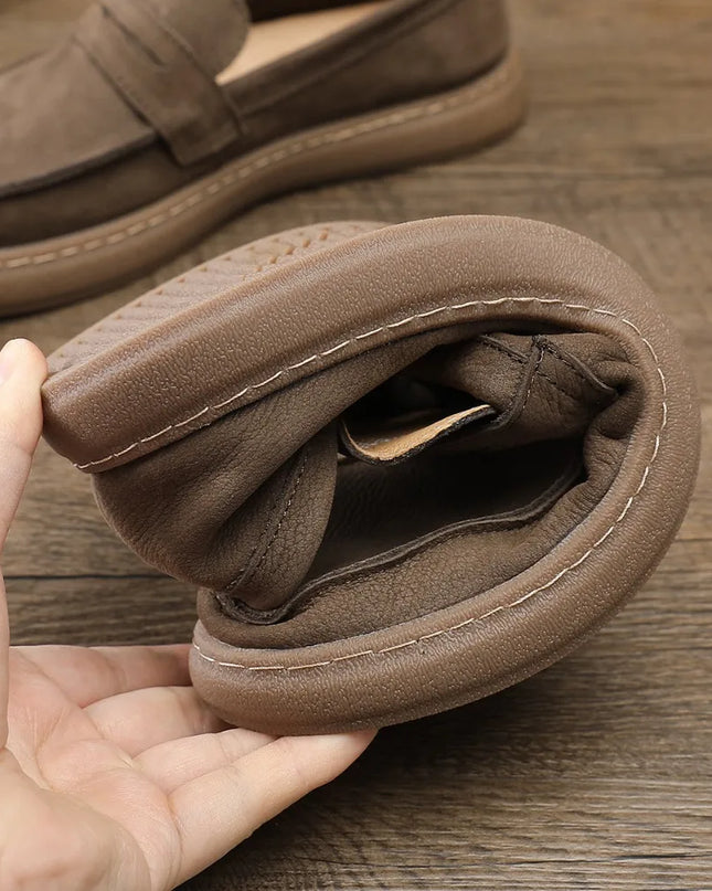 Men's Casual Cow Suede Leather Loafers