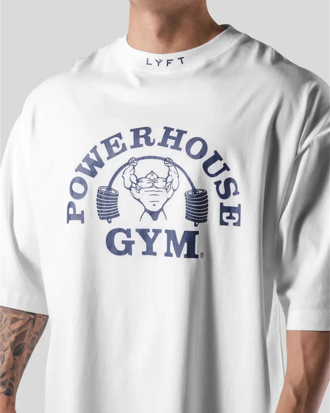 Power Gym Cotton Sports T-Shirt for Men – Loose Fit