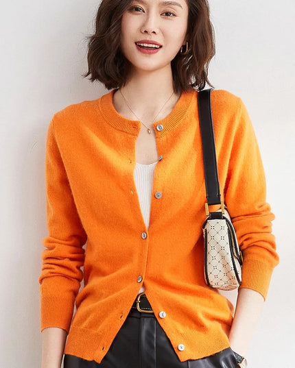 Women's Long Sleeve Cardigan Sweater