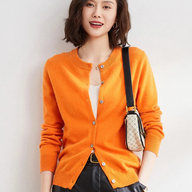 Women's Long Sleeve Cardigan Sweater