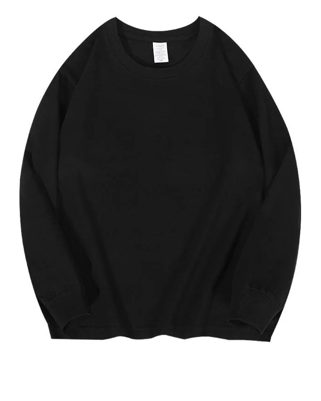 Men's Cotton Long Sleeve Casual Loose Fit Sweater