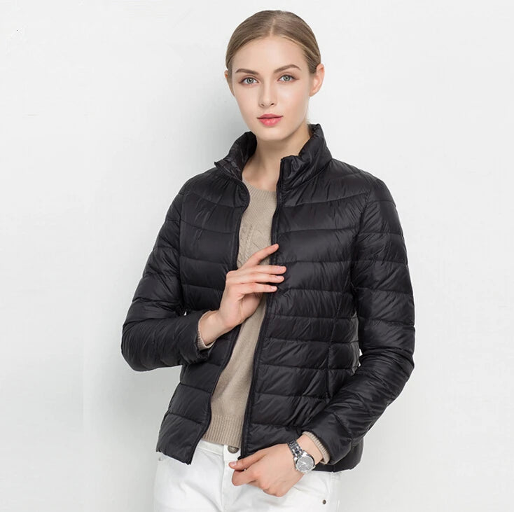 Women's Warm Slim Fit Zipper Jacket