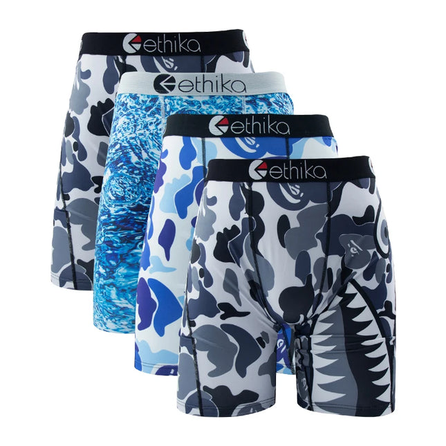 ETHIKA Men's 3-Piece Hipster Underwear Set – Comfortable & Stylish Men's Briefs Pack