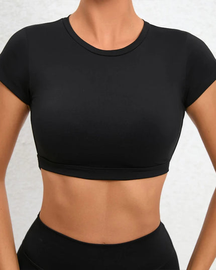 Breathable Backless Crop Tops for Women - Various Colors