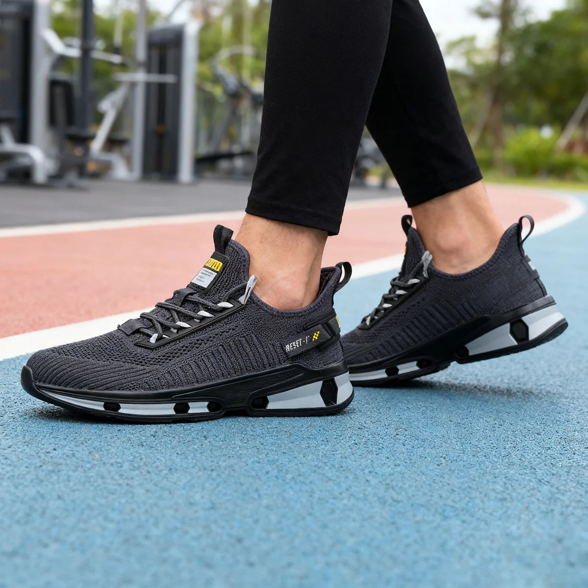 Baasploa Men's Lightweight Sneakers - Breathable, Non-Slip Designer Shoes