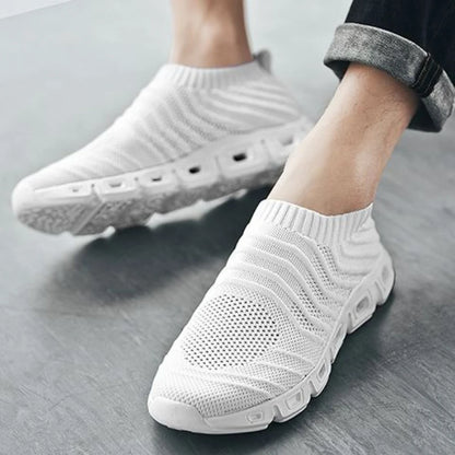 Men's Harajuku Style Breathable Slip On Sneakers
