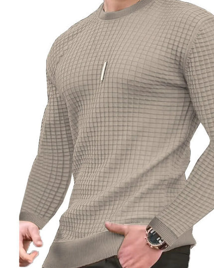 Men’s Casual-Fit Plaid Sweater