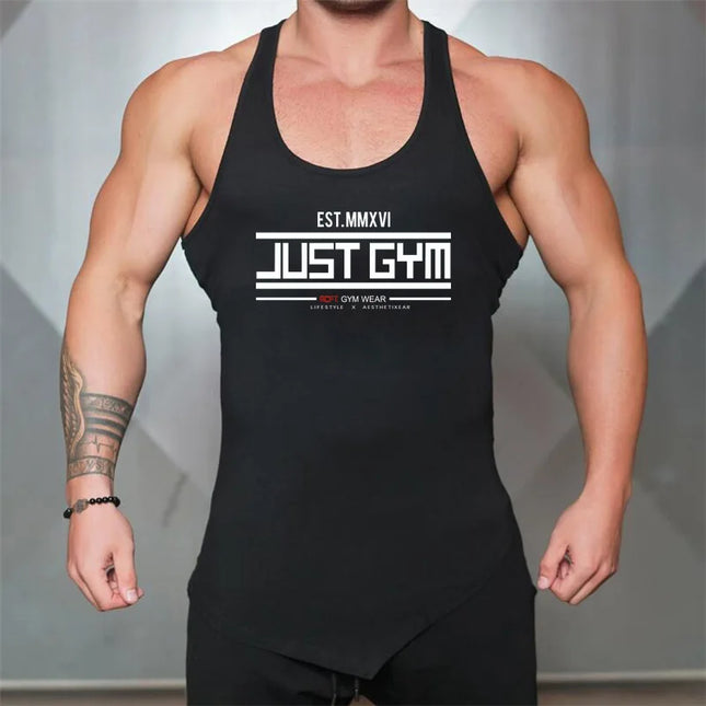 Men's Breathable Cotton Fitness Vests - Lightweight Tank Top
