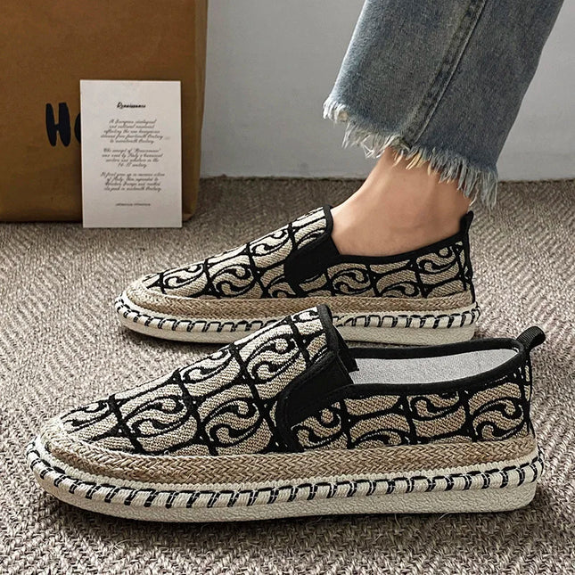 Men's Breathable Canvas Casual Loafers